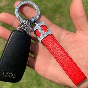 *Low Stock* Letter H Initial Logo CZ Key Fob